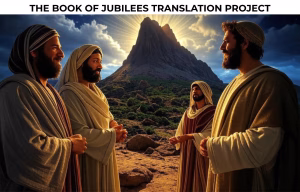 Translating the Book of Jubilees, ancient scene of men in the wilderness.